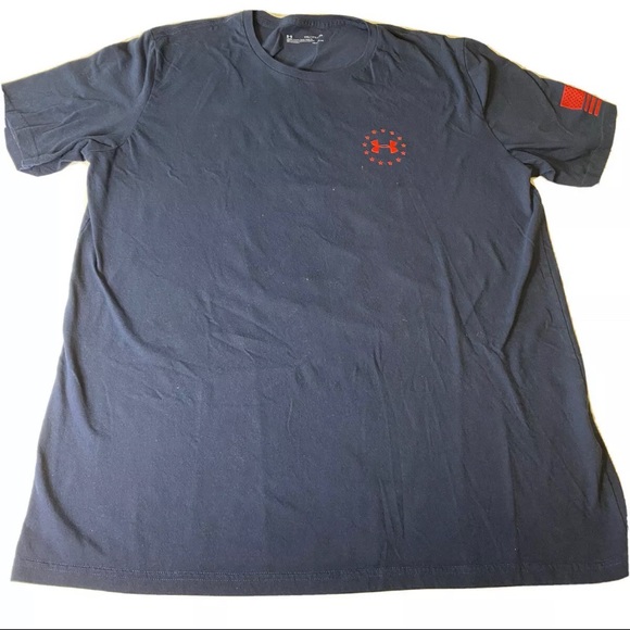 Under armour Other - Under Armour HeatGear USA Flag Graphic T Shirt